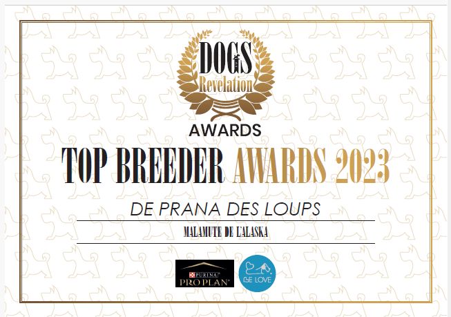 De Prana Des Loups - TOP BREEDER 2023